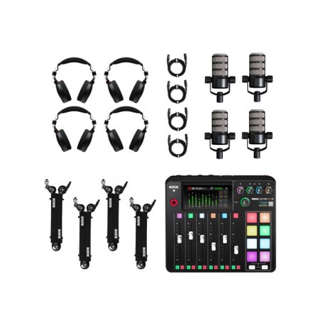 RODE Four-Person Podcasting Bundle