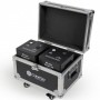 COLORKEY Dazzler Fx MKII Black - 2 Pack Bundle With Road Case