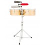 LATIN PERCUSSION LP256 B Timbales 14"-15" Tito Puente in Ottone
