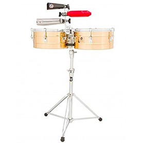 LATIN PERCUSSION LP256 B Timbales 13"-14" Tito Puente in Ottone