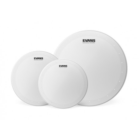 EVANS 10" 12" 14" HD Dry Coated Tom Pack Fusion