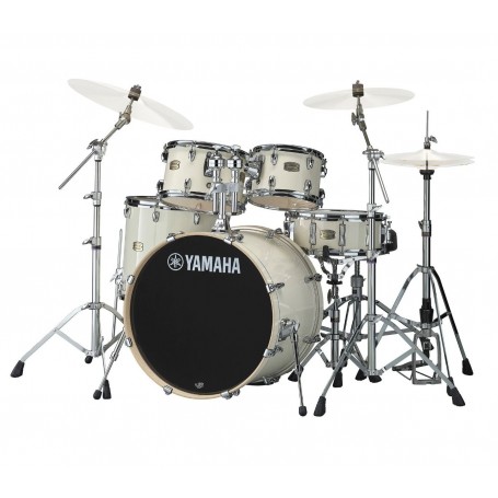 YAMAHA STAGE CUSTOM • 20/10/12/14/14SD • CLASSIC WHITE • W/HARDWARE HW780
