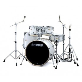 YAMAHA STAGE CUSTOM • 20/10/12/14/14SD • PURE WHITE • W/HARDWARE HW780