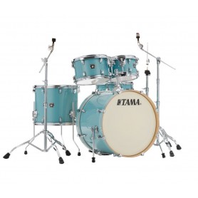 TAMA SUPERSTAR CLASSIC MAPLE • 20/10/12/14/14SD • LIGHT EMERALD BLUE GREEN • W/HARDWARE SM5W