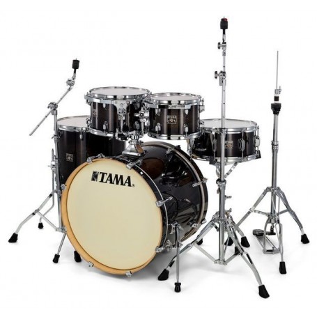 TAMA SUPERSTAR CLASSIC MAPLE • 22/10/12/16/14SD • TRASPARENT BLACK BURST • W/HARDWARE SM5W
