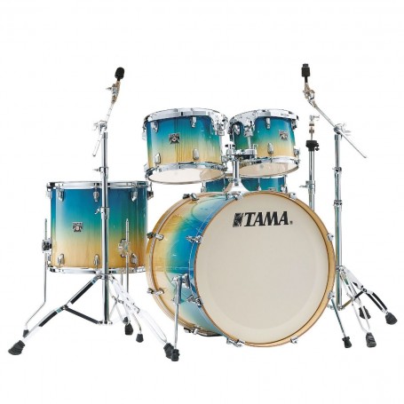 TAMA SUPERSTAR CLASSIC MAPLE EXOTIC • 22/10/12/16/14SD • CARIBBEAN LACEBARK PINE FADE • W/HARDWARE SM5W