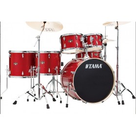 TAMA IMPERIALSTAR • 22/10/12/14/16/14SD • BURNT RED MIST • W/HARDWARE • NO PIATTI