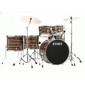 TAMA IMPERIALSTAR • 22/10/12/14/16/14SD • COFFE TEAK WRAP • W/HARDWARE • NO PIATTI