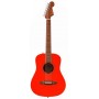 FENDER California Standard Redondo Mini With Bag Spruce Top Fiesta Red