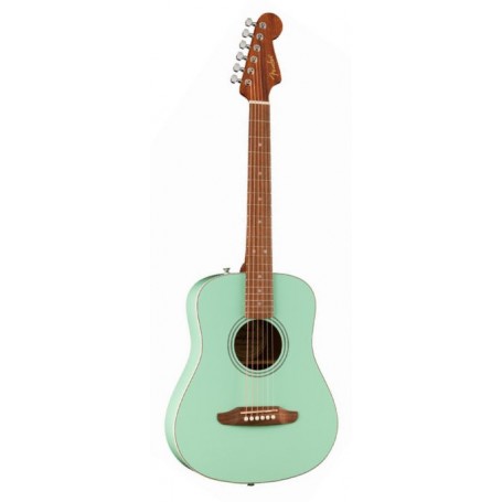 FENDER California Standard Redondo Mini With Bag Spruce Top Surf Green