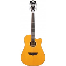 D'ANGELICO Premier Bowery 12 Ls Vintage Natural