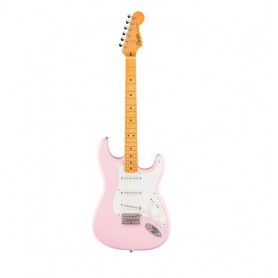 FENDER Squier Classic VIbe '50s Stratocaster Ht MP Parchment Pickguard Shell Pink