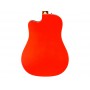 FENDER California Standard Redondo Ce Spruce Top Ivory Pickguard Fiesta Red