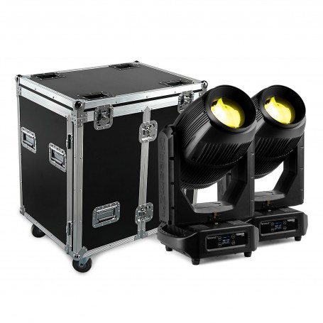 Beamz Nereid500 Hybrid Outdoor Moving Head 2pcs in Flightcase