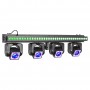 Beamz ShowBar GO Vibe with 4 Moving Heads and LED Bar