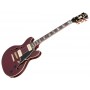 D'ANGELICO Deluxe Mini DC Satin Trans Wine
