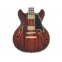 D'ANGELICO Deluxe Mini DC Satin Brown Burst