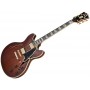 D'ANGELICO Deluxe DC Satin Brown Burst