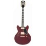 D'ANGELICO Deluxe DC Satin Trans Wine
