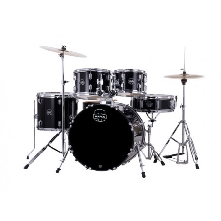 MAPEX CM5044FTCDK Comet Fusion 5 Pezzi Dark Black Con Hardware e Piatti