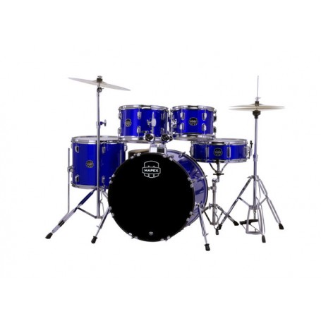 MAPEX CM5044FTCIB Comet Fusion 5 Pezzi Indigo Blue Con Hardware E Piatti