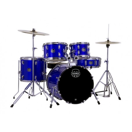 MAPEX CM5844FTCIB Comet Junior 5 Pezzi Indigo Blue Con Hardware E Piatti