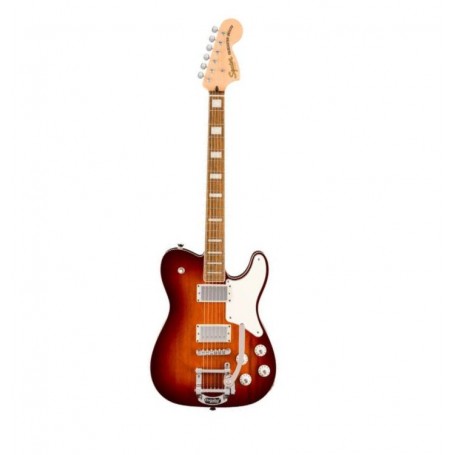 FENDER Paranormal Troublemaker Telecaster Deluxe Bigsby LRL Honey Sunburst