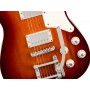 FENDER Paranormal Troublemaker Telecaster Deluxe Bigsby LRL Honey Sunburst