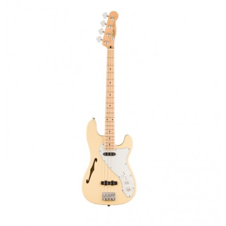 FENDER Squier Paranormal Precision Bass Thinline SJ Vintage White