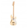 FENDER Squier Paranormal Precision Bass Thinline SJ Vintage White