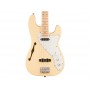 FENDER Squier Paranormal Precision Bass Thinline SJ Vintage White