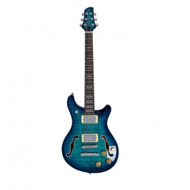 LARRY CARLTON Q7 Hollow Transparent Blue