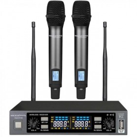 ZZIPP TXZZ412 Set Radiomicrofono UHF con 2 Palmari