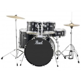PEARL Roadshow RS525SC/C Jet Black con Piatti e Sgabello 